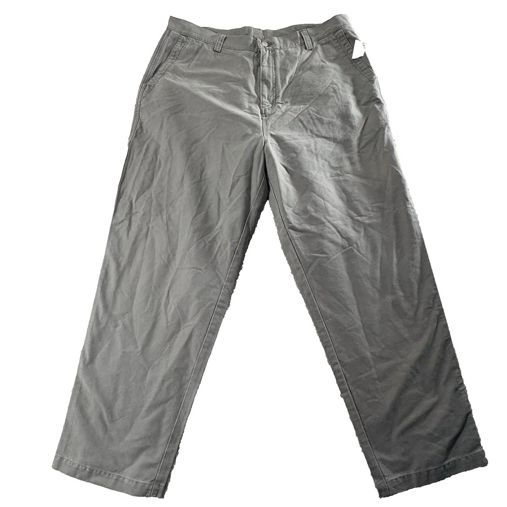 EMS Granite‎ Canvas Pants Mens Gray 40x32 Workwear Outdoor Utility Straight Leg